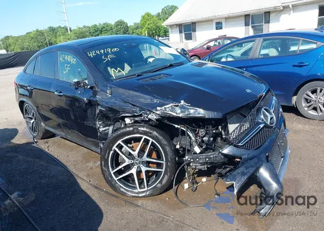 2017 Mercedes-Benz Gle Coupe 43 Amg z USA, uszkodzony, nr VIN 4JGED6EB2HA084962